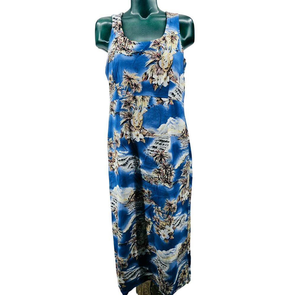 Vintage Hilo Hattie The Hawaiian Original Aloha Maxi Dress 14 Coconutgirl 4213